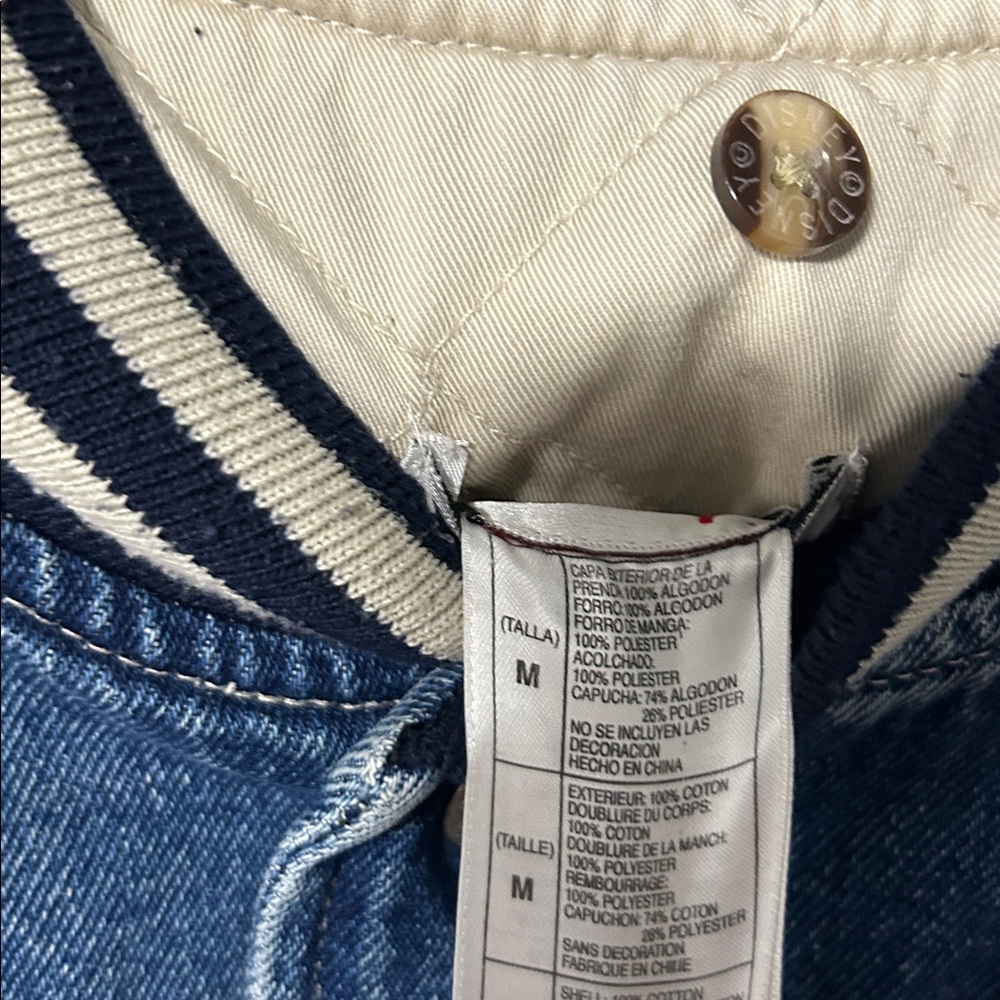 Mickey Mouse Denim Varsity Jacket - image 2